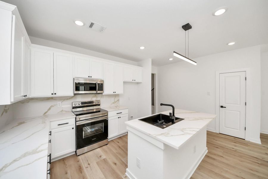 Furnished interior view inside a new home in , Houston (Image 16).