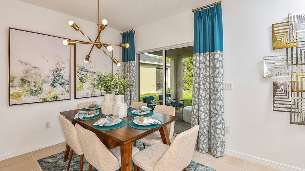 Furnished interior view inside a new home in Coasterra Community Group Page, Palmetto (Image 11).