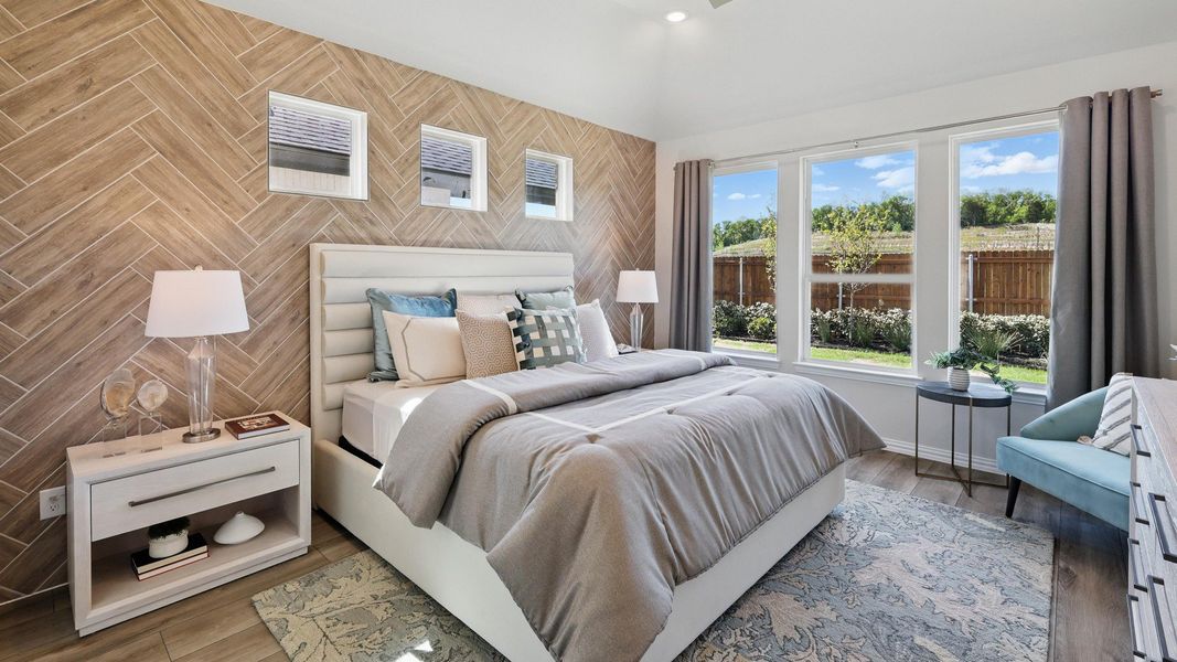 Representative furnished interior of a home built from the Rosewood by Brightland Homes in Green Oaks Preserve, Arlington (Image 17).
