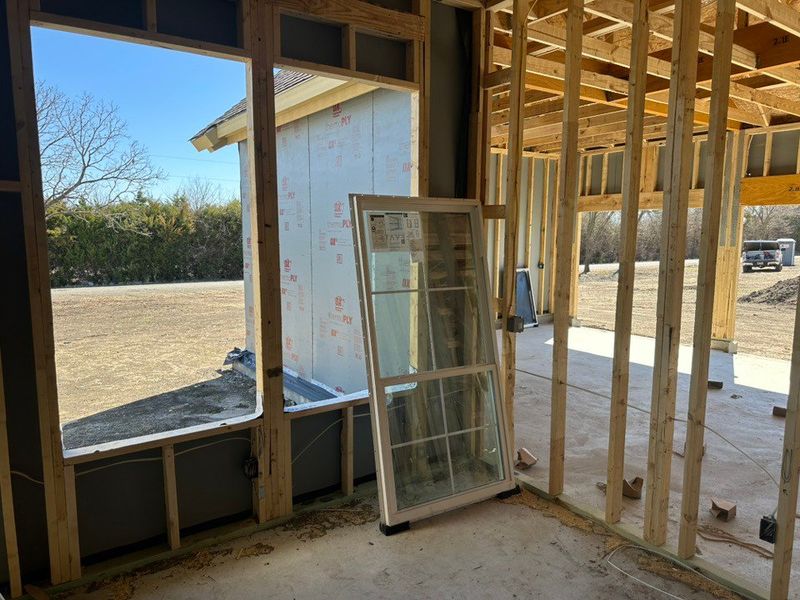 In-progress construction of a new home in Fannin Ranch, Leonard, TX (Image 9).