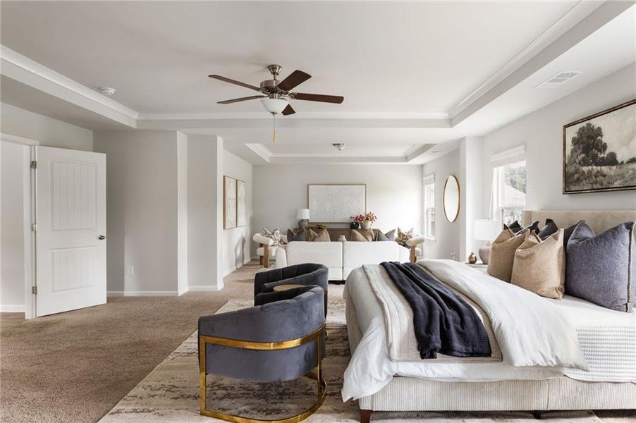 Furnished interior view inside a new home in Twin Shoals, Atlanta (Image 8).