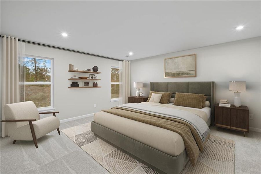 Furnished interior view inside a new home in Pickens Bluff, Hiram (Image 16).