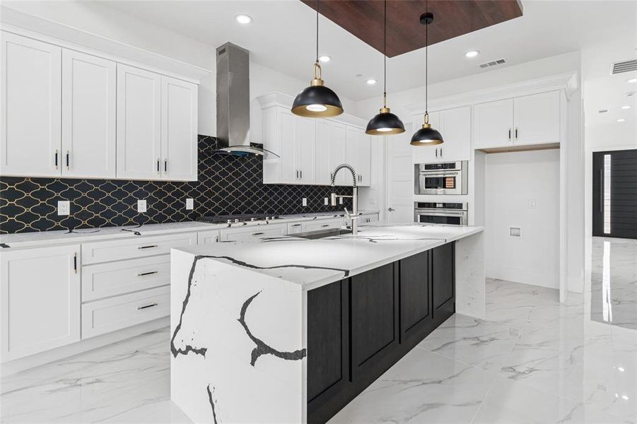 Furnished interior view inside a new home in , Irving (Image 7).