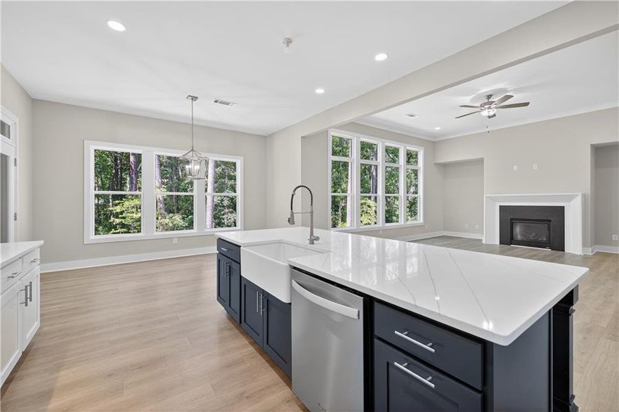 Furnished interior view inside a new home in , Cumming (Image 11). Furnished interior view inside a new home in , Cumming (Image 11).