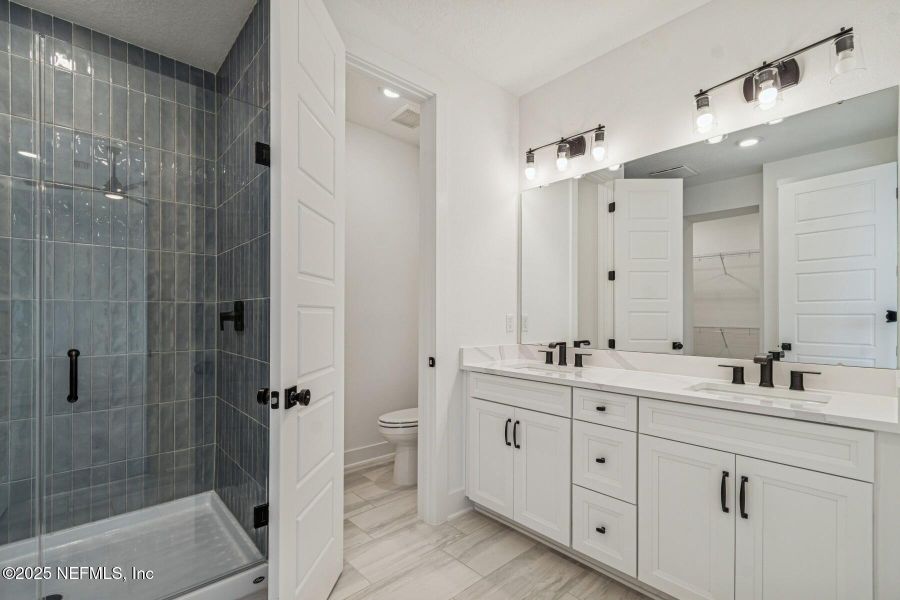 Furnished interior view inside a new home in , Jacksonville (Image 10).