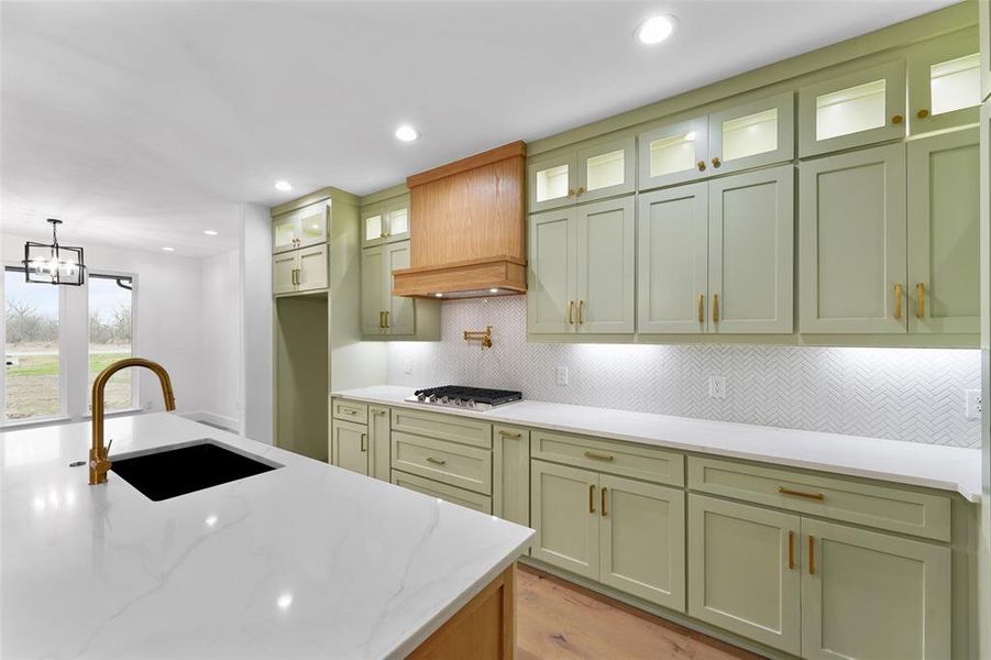 Furnished interior view inside a new home in , Corsicana (Image 6).