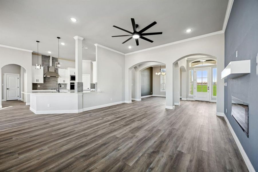 Spacious, unfurnished interior of a new home in , Royse City (Image 22). Spacious, unfurnished interior of a new home in , Royse City (Image 22).