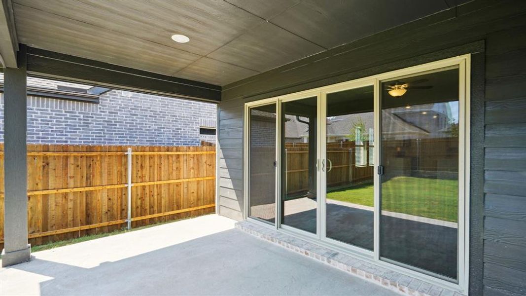 Exterior details and patio area of a home in Windmore, Princeton (Image 20).