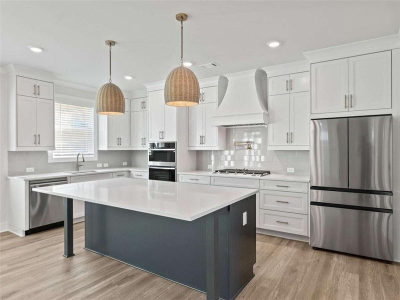 Furnished interior view inside a new home in , Buford (Image 28).