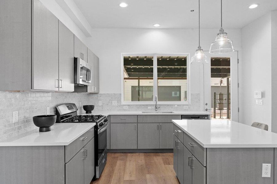 Furnished interior view inside a new home in , Austin (Image 14). Furnished interior view inside a new home in , Austin (Image 14).