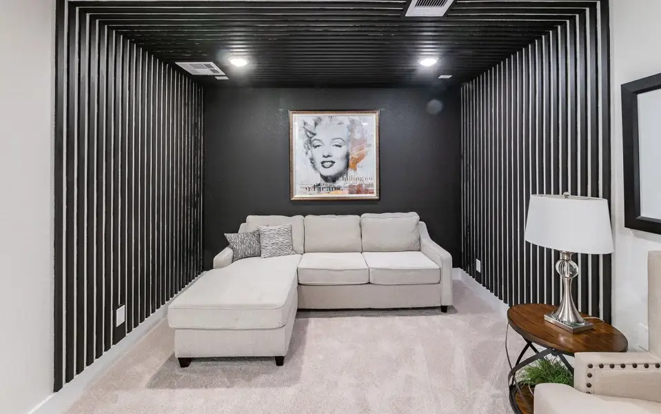 Furnished interior view inside a new home in Sunfield, Buda (Image 20).