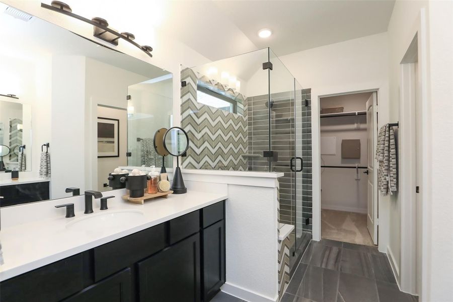Furnished interior view inside a new home in Roman Forest, New Caney (Image 29).