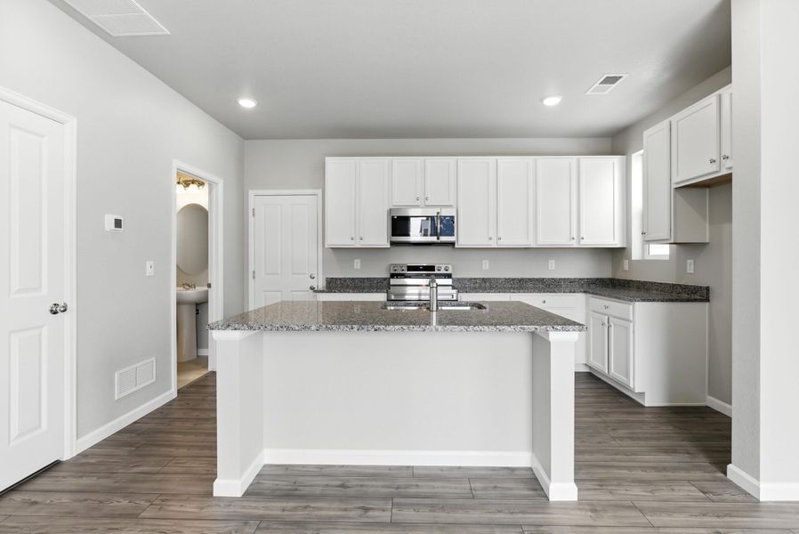 Furnished interior view inside a new home in Pintail Commons at Johnstown Village, Johnstown (Image 3).