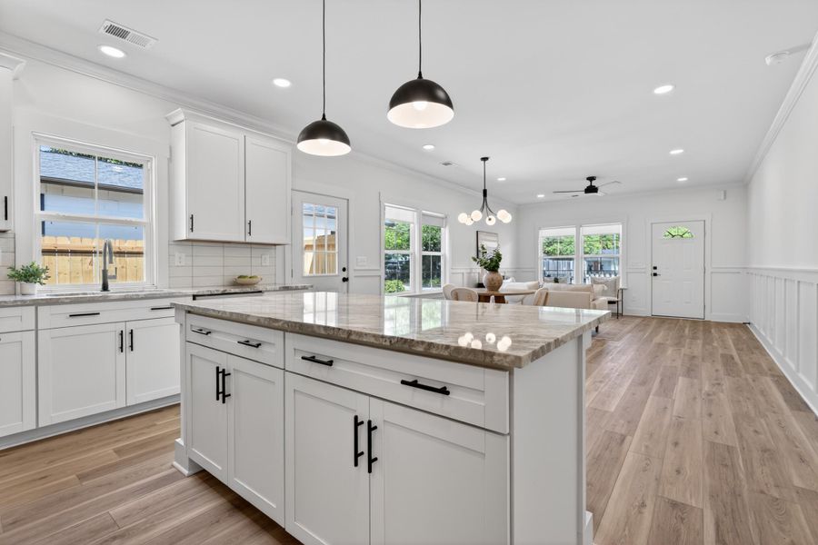 Furnished interior view inside a new home in , North Charleston (Image 6).