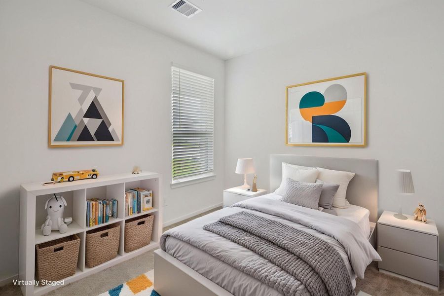 Furnished interior view inside a new home in Sanford Farms - Traditional Series, Waller (Image 13).