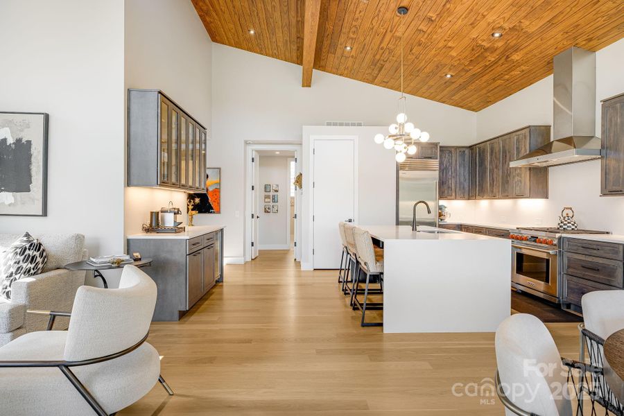 Furnished interior view inside a new home in , Sylva (Image 22).