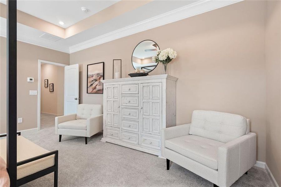 Furnished interior view inside a new home in Evergreen at Lakeside, Temple (Image 30).