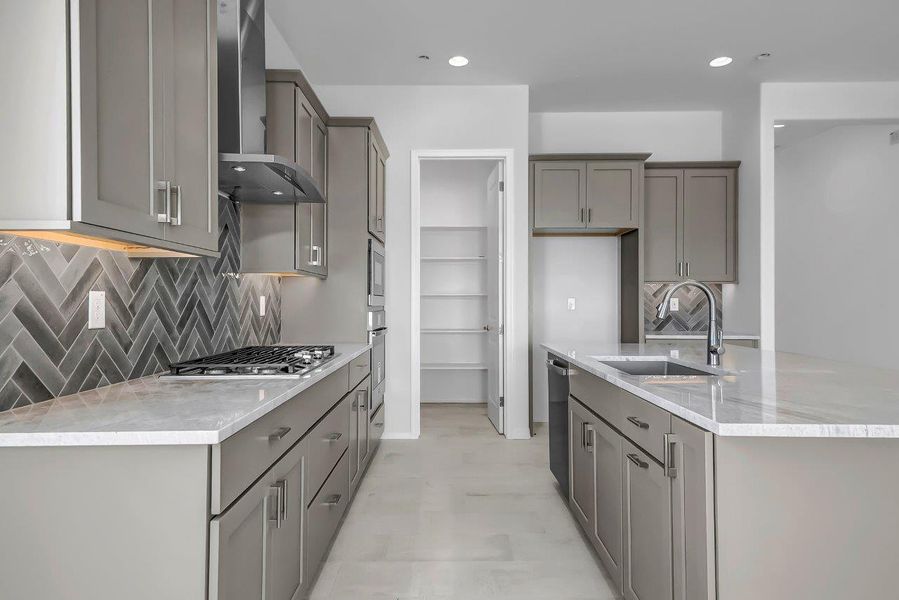 Furnished interior view inside a new home in Horizon at The Dells, Prescott (Image 6).