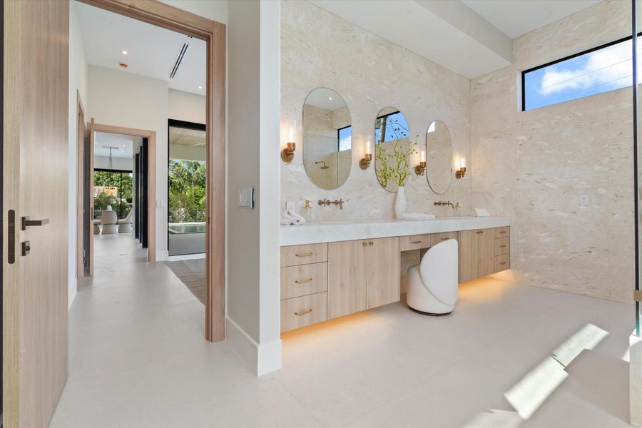 Furnished interior view inside a new home in , Fort Lauderdale (Image 14). Furnished interior view inside a new home in , Fort Lauderdale (Image 14).