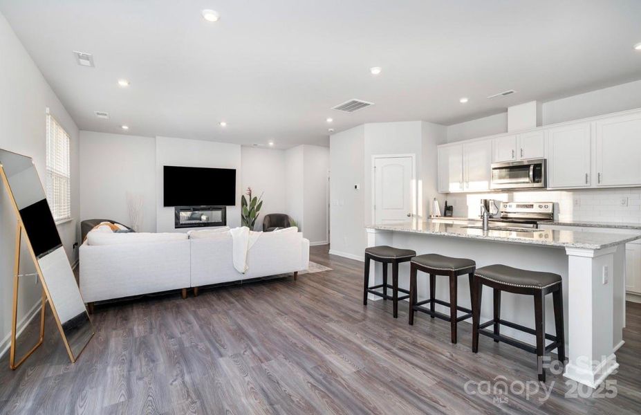 Furnished interior view inside a new home in Freedom Greene, Charlotte (Image 13). Furnished interior view inside a new home in Freedom Greene, Charlotte (Image 13).