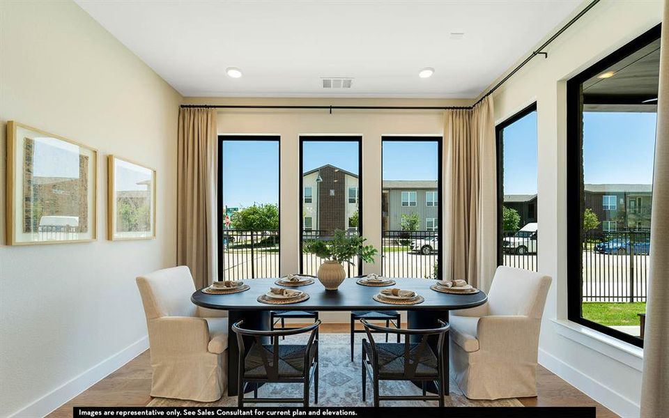 Furnished interior view inside a new home in Craig Ranch, McKinney (Image 15).