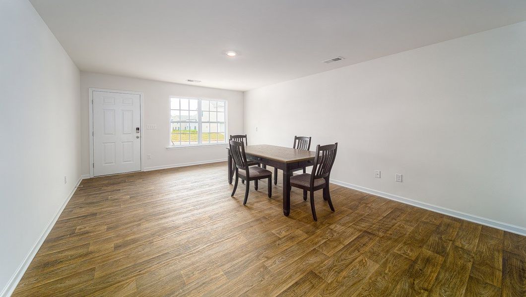 Representative unfurnished interior of a home built from the Harrison by D.R. Horton in Brookside Farms - The Meadows, Greer (Image 14).