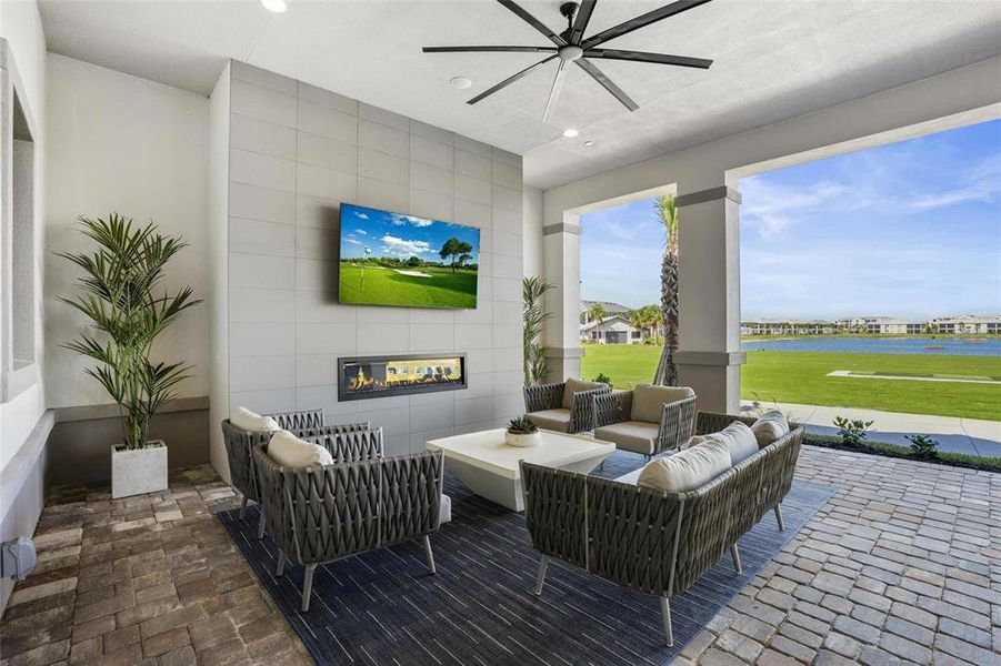 Exterior details and patio area of a home in Heritage Landing, Punta Gorda (Image 30).