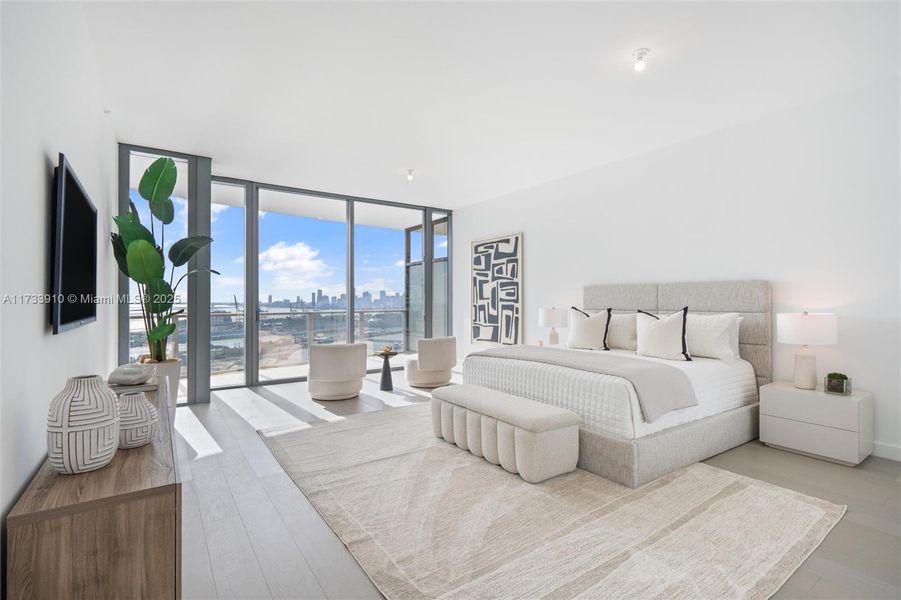 Furnished interior view inside a new home in Five Park, Miami (Image 26). Furnished interior view inside a new home in Five Park, Miami (Image 26).