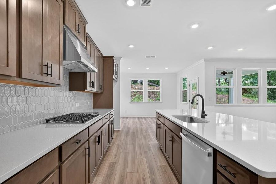 Furnished interior view inside a new home in Bailey Fence, Dacula (Image 9).