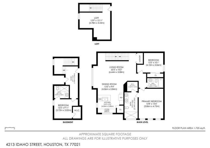 2D floor plan layout of this home in , Houston, TX (Image 4).