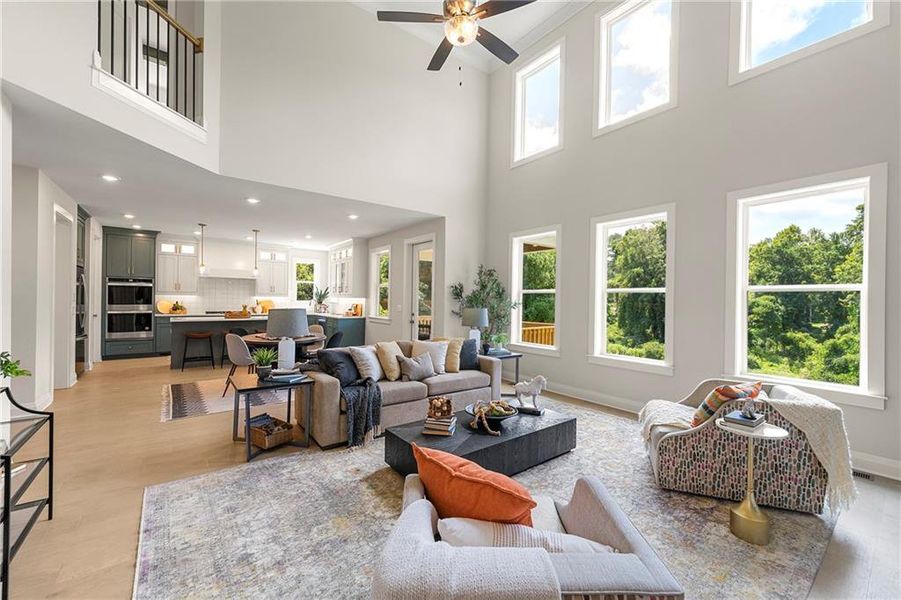 Furnished interior view inside a new home in Sterlington, Canton (Image 14).