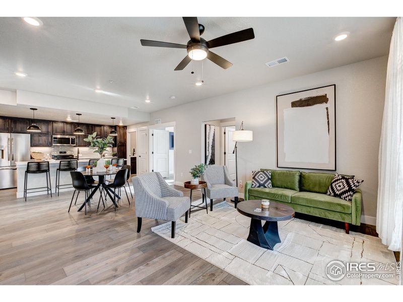 Furnished interior view inside a new home in , Fort Collins (Image 6).