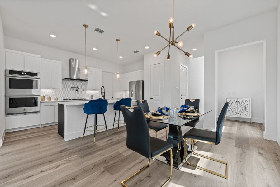 Representative furnished interior of a home built from the Plan 2 by Monarch Homes in Royal Court, Frisco (Image 9).