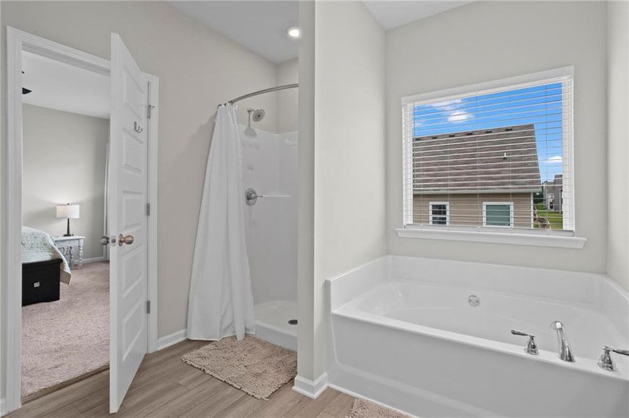 Furnished interior view inside a new home in , Cartersville (Image 4).