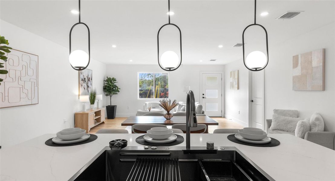 Furnished interior view inside a new home in , Bastrop (Image 18).