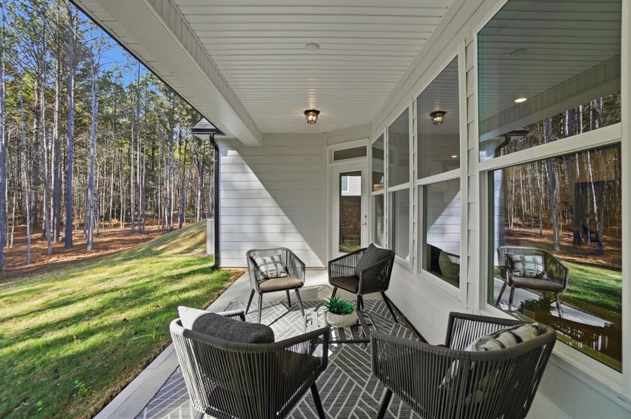 Exterior details and patio area of a home in Rone Creek, Waxhaw (Image 31).