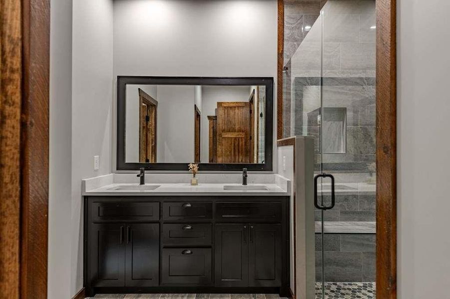 Furnished interior view inside a new home in , Blue Ridge (Image 52).