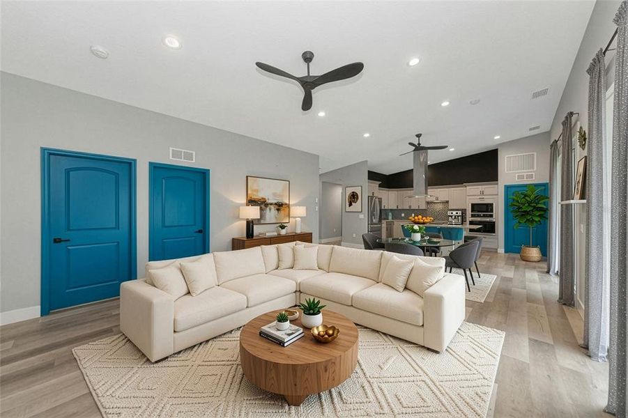 Furnished interior view inside a new home in , North Port (Image 16). Furnished interior view inside a new home in , North Port (Image 16).