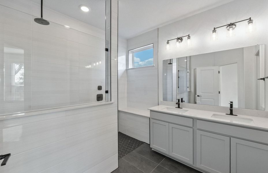 Furnished interior view inside a new home in Woodside, Georgetown (Image 6).