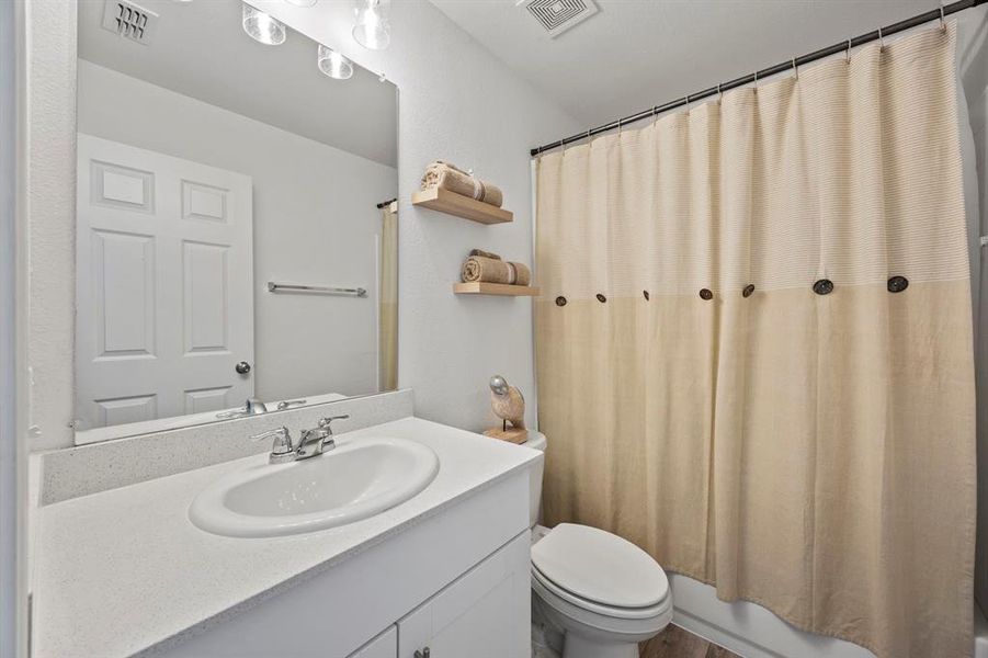 Furnished interior view inside a new home in , Denton (Image 11).