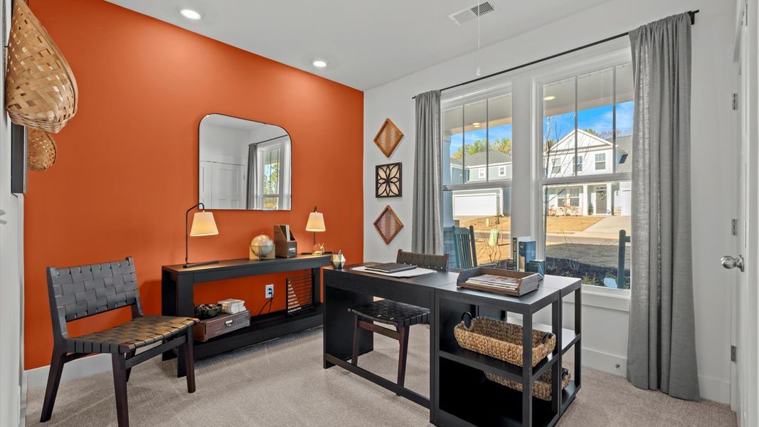 Furnished interior view inside a new home in Iris Meadows, Moore (Image 12).