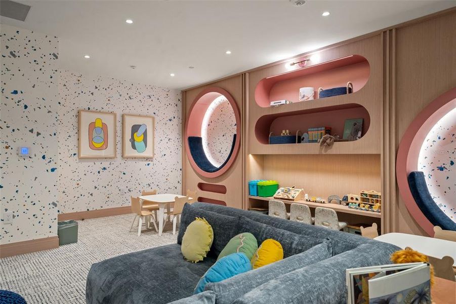 Furnished interior view inside a new home in , Tampa (Image 40).