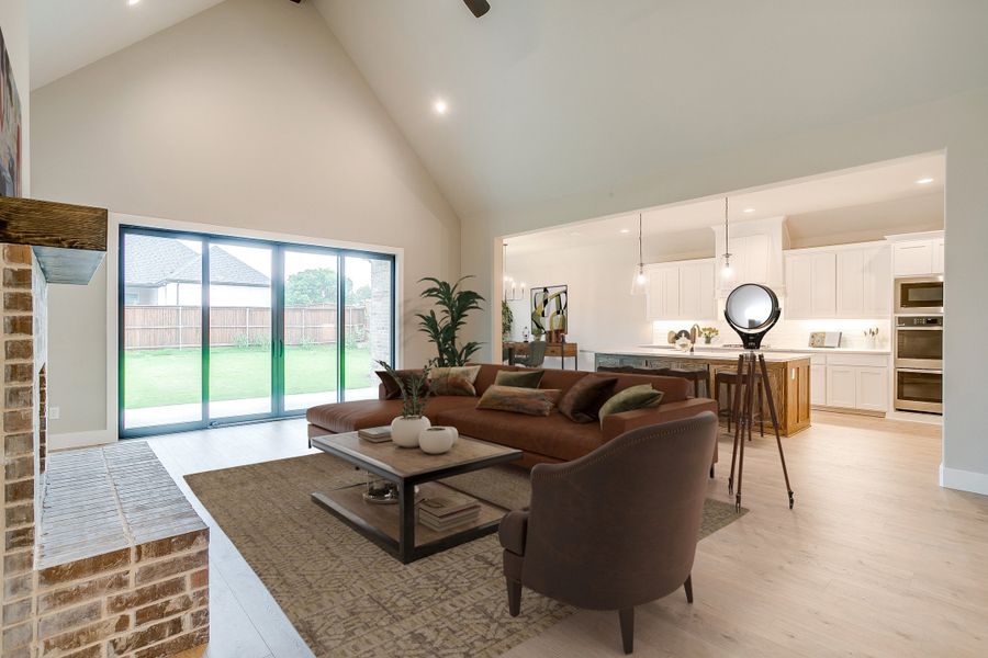 Representative furnished interior of a home built from the The El Paso by Kenmark Homes in LeTara, Haslet (Image 6). Representative furnished interior of a home built from the The El Paso by Kenmark Homes in LeTara, Haslet (Image 6).