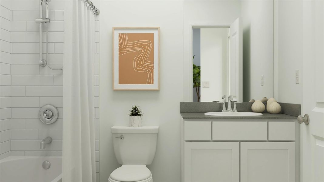 Furnished interior view inside a new home in River Ranch, Dayton (Image 13).