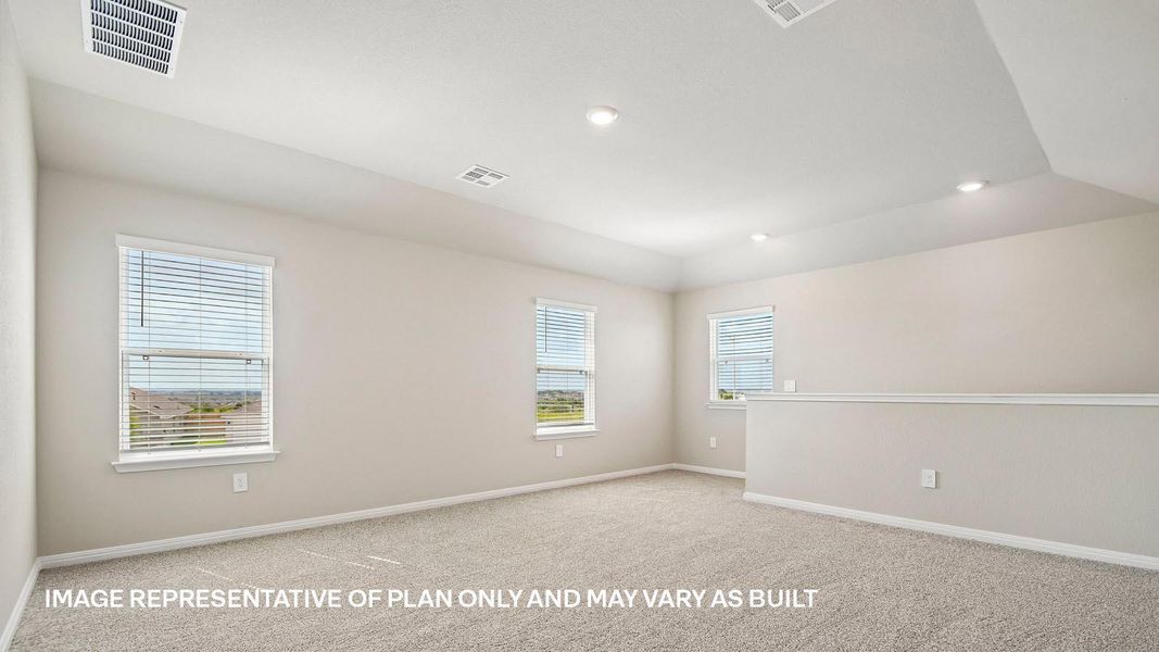Spacious, unfurnished interior of a new home in Carillon, Manor (Image 19).