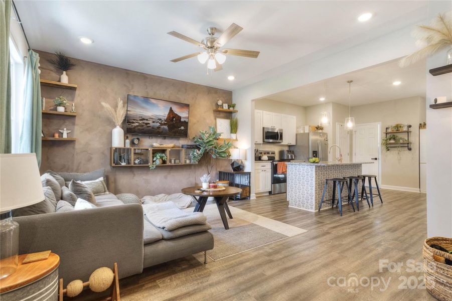 Furnished interior view inside a new home in , Gastonia (Image 10). Furnished interior view inside a new home in , Gastonia (Image 10).