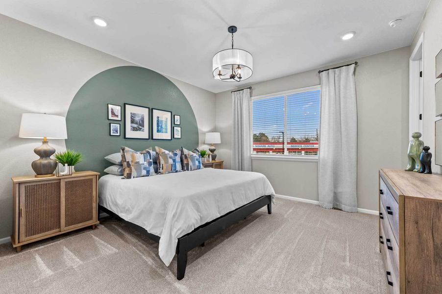 Furnished interior view inside a new home in Ralston Creek, Arvada (Image 18). Furnished interior view inside a new home in Ralston Creek, Arvada (Image 18).