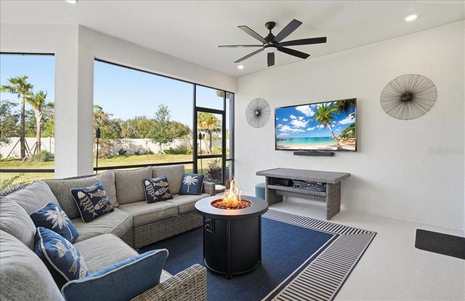 Furnished interior view inside a new home in Esplanade at Artisan Lakes, Palmetto (Image 35).