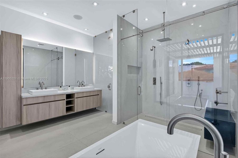 Furnished interior view inside a new home in , Miami Beach (Image 19). Furnished interior view inside a new home in , Miami Beach (Image 19).