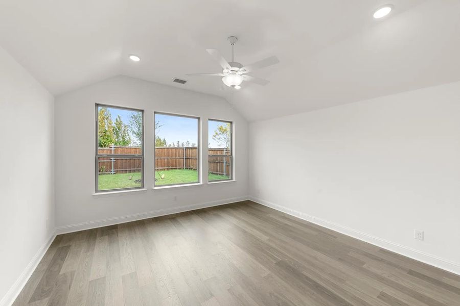 The Huntley B Primary Suite Bedroom The Huntley B Primary Suite Bedroom